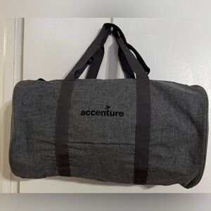 Grey Travel Duffel Bag - Unisex Weekend & Gym Bag New!